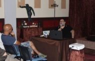 Francisco Romero Marugán diserta sobre los serios y campos de batalla en el Cabezo de Alcalá de Azaila en los siglos II y I a. C.