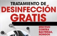Tratamiento de desinfección de vehículos gratis
