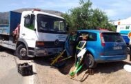 Cuatro heridos en un accidente de tráfico en la carretera que une Priego con Luque por Fuente Alhama