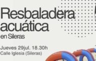Resbaladera acuática en Sileras