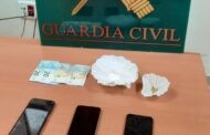 La Guardia Civil detiene a tres personas en Baena como supuestos autores de un delito de tráfico de drogas