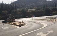 Comienzan las obras en las isletas de la carretera A-339 a su paso por Almedinilla
