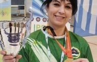 Trinidad García consigue el oro en el Campeonato de España de Tiro con Arco en sala por equipos mixtos