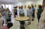 Inauguración de la exposición de pirograbados, de José Rodríguez Pareja