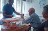 Antonio Arenas Díaz ejerce su derecho al voto en las pasadas elecciones del 23J