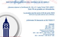 Pruebas de Trinity libres en Almedinilla