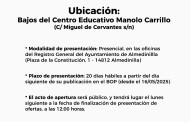 Abierto el plazo para solicitar el arrendamiento de plazas de garaje en el nuevo edificio educativo 