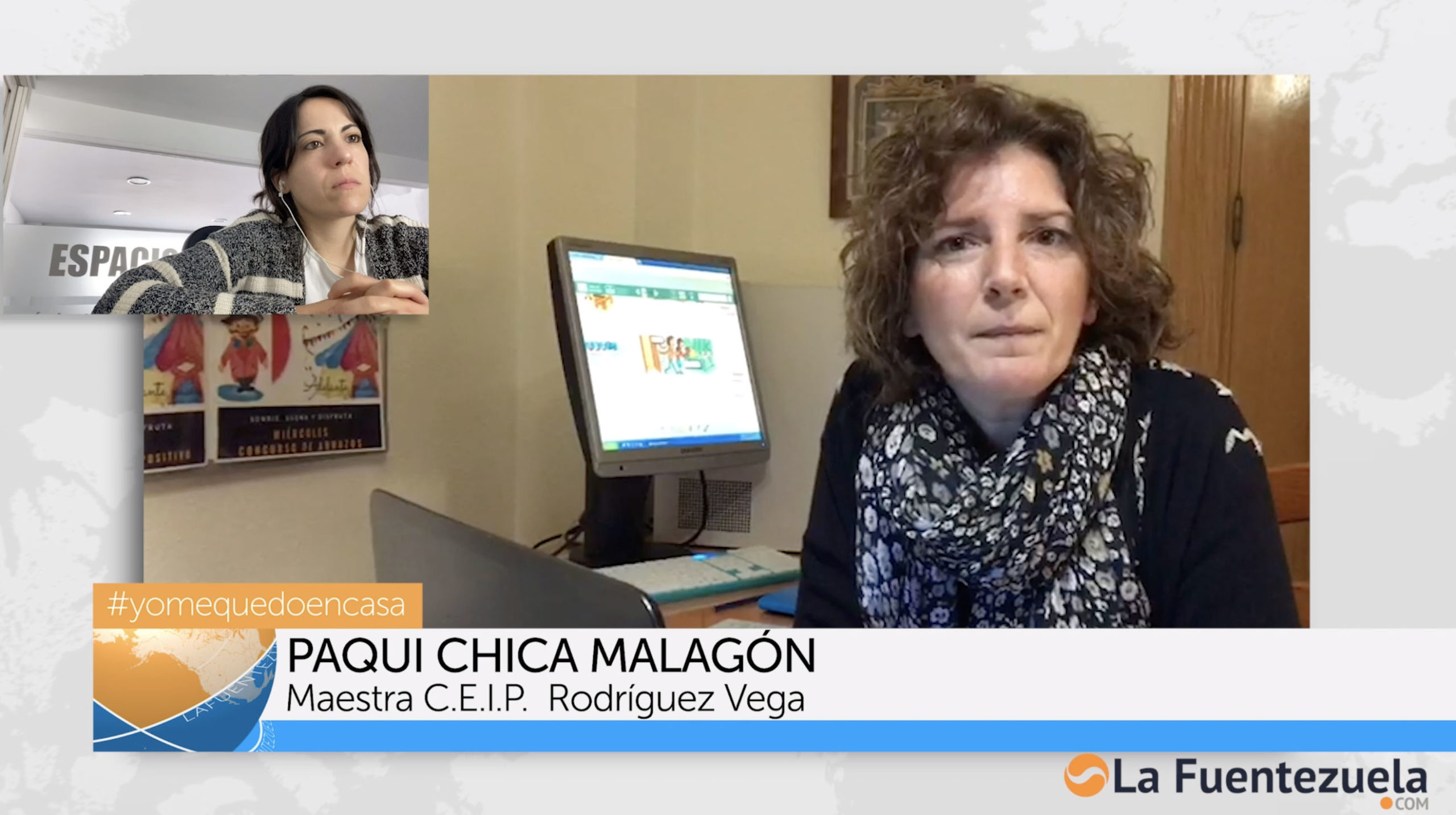 Entrevista a Paqui Chica Malagón, maestra y Secretaria del CEIP “Rodríguez Vega”