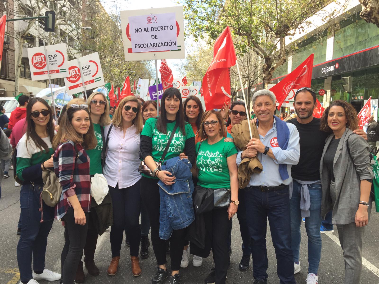 Huelga en la educación andaluza en contra del decreto de escolarización