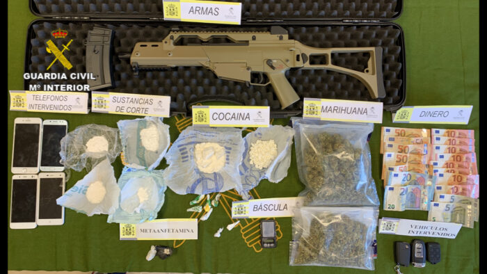 La Guardia Civil culmina la operación que venía desarrollando en Pozoblanco con la desarticulación de un grupo delictivo dedicado al tráfico de drogas