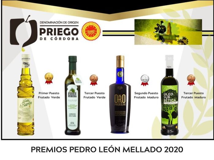 Los caldos de aceituna de la DOP “Priego de Córdoba” copan los galardones del concurso internacional Pedro León Mellado de Montoro