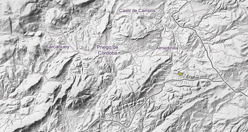 Registrado un terremoto de baja intensidad con epicentro en Almedinilla