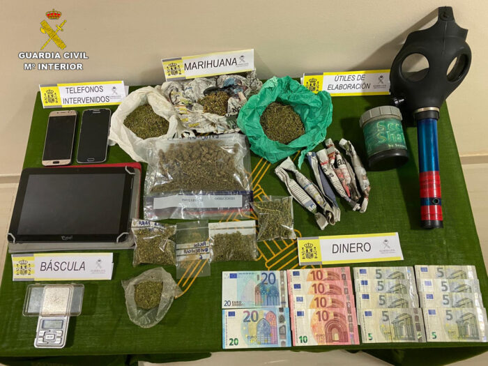 La Guardia Civil culmina la operación que venía desarrollando en Pozoblanco con la desarticulación de otro punto de venta de drogas