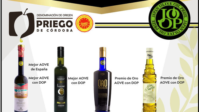 Los aceites de oliva de la DOP Priego de Córdoba triunfan en Japón