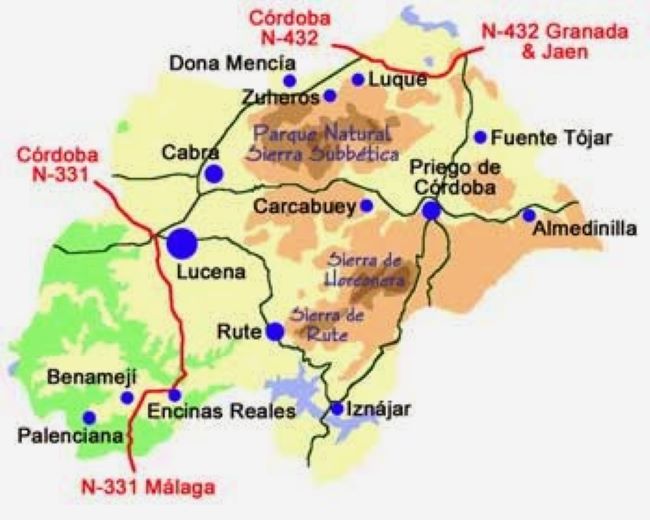 El Presidente de la Junta de Andalucía ordena el cierre perimetral de todos los pueblos de la Subbética
