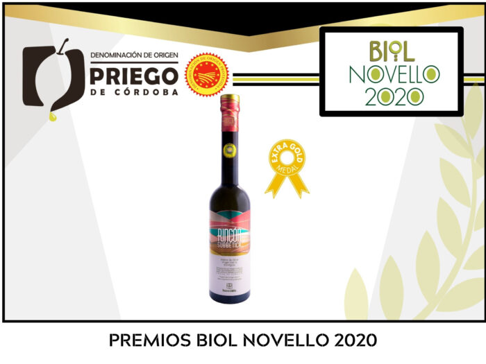 Rincón de la Subbética premiado en los premios Biol Novello