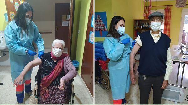 Las vacunas frente al Covid-19 llegan a las residencias de mayores de Priego y Cabra