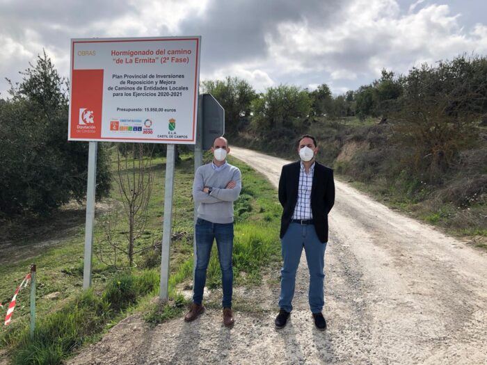 La Diputación de Córdoba lleva a cabo actuaciones en la ELA de Castil de Campos por un valor cercano a los 23.500 euros
