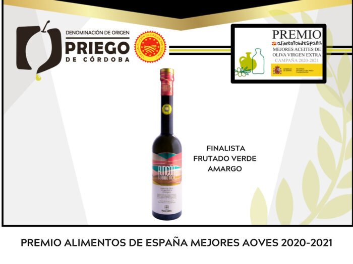 Una firma de la D.O.P. Priego de Córdoba, finalista en los premios