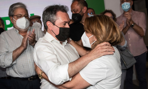 Juan Espadas arrasa en las primarias del PSOE en Almedinilla