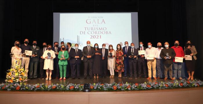 El sector turístico cordobés ve reconocido su trabajo en la 9ª Gala Provincial del Turismo