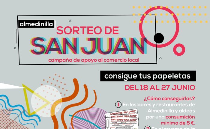 Sorteo de San Juan - Campaña de apoyo al comercio local del 18 al 27 de junio