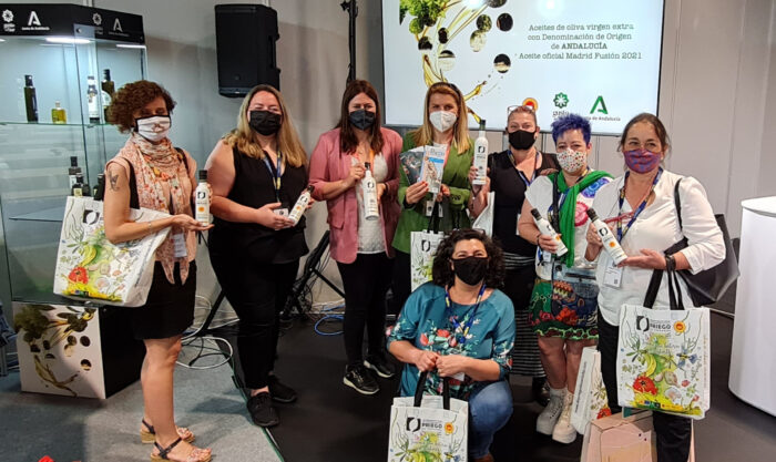 Los aceites con D.O.P. Priego de Córdoba AOVES Oficiales de Madrid Fusión, el Primer Congreso Global de Gastronomía Mundial