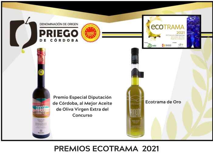 Dos firmas amparadas bajo la D.O.P. Priego de Córdoba galardonadas en Ecotrama