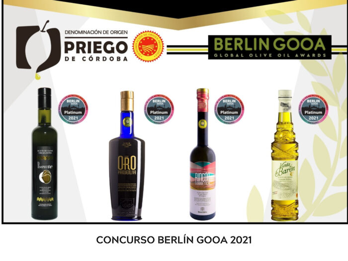 Cuatro AOVE’S de la D.O.P. Priego de Córdoba galardonados en Alemania
