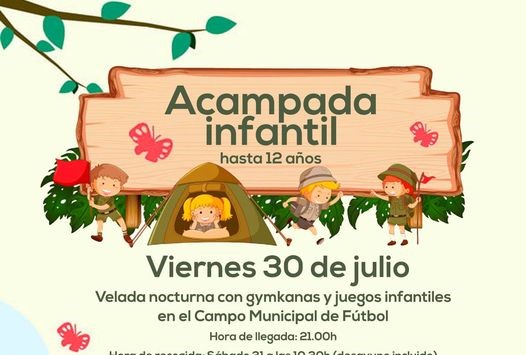 Acampada Infantil (Hasta 12 años)