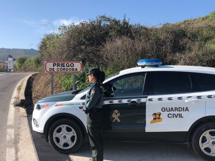 La Guardia Civil de Priego de Córdoba detiene, en Almedinilla, a dos personas e investiga a una tercera, por un delito continuado de robo con fuerza en las cosas.