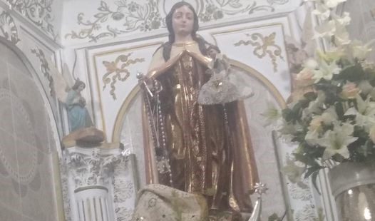Roban el oro del escapulario de la Virgen del Carmen de Sileras