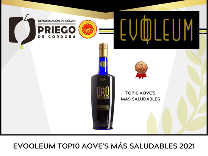 Un AOVE amparado bajo la D.O.P. Priego de Córdoba entre los 10 más saludables, según la Guía EVOOLEUM