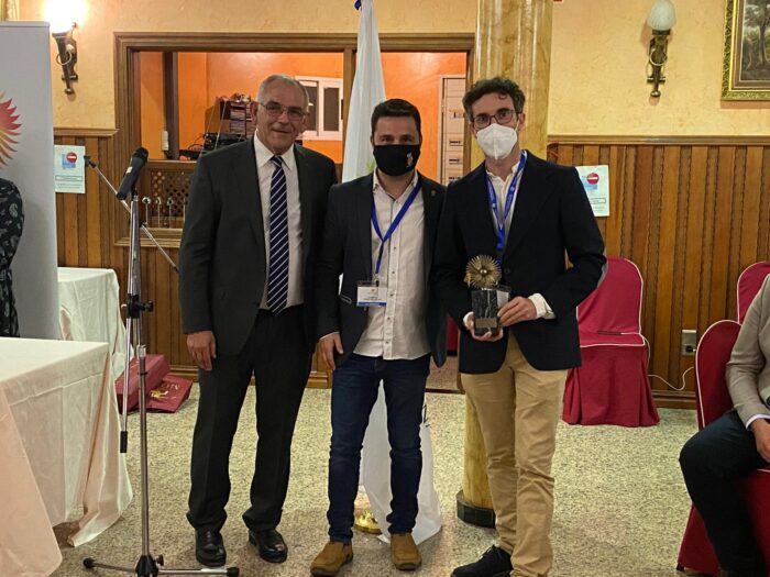 El alcalde Jaime Castillo Pareja recoge el premio