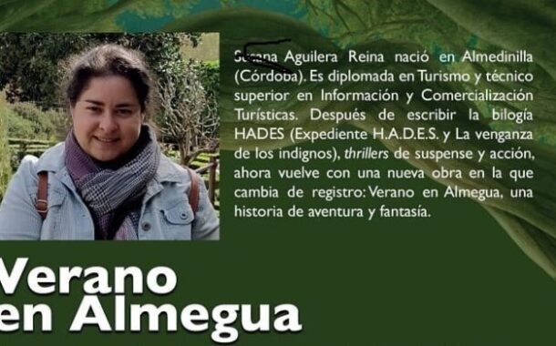 Verano en Almegua, nueva novela de Susana Aguilera Reina