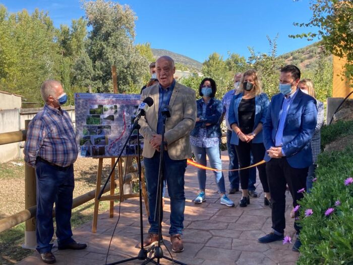 La Diputación y el Ayuntamiento de Rute invierten más de 100.000 euros en el embellecimiento del camino de acceso al manantial del nacimiento del río Zambra