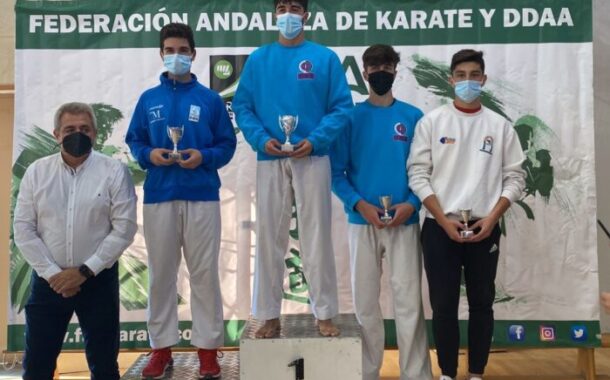 Javier Nieto Ordoñez, medalla de bronce junior en el Campeonato de Andalucía de Kárate