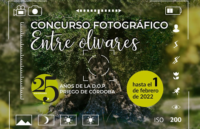 La DOP Priego de Córdoba lanza un concurso fotográfico con motivo de su 25º Aniversario