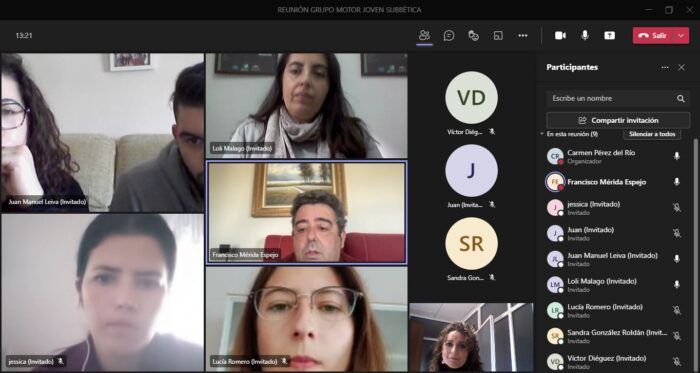 Primeros pasos para crear el grupo motor juvenil de la Subbética Cordobesa
