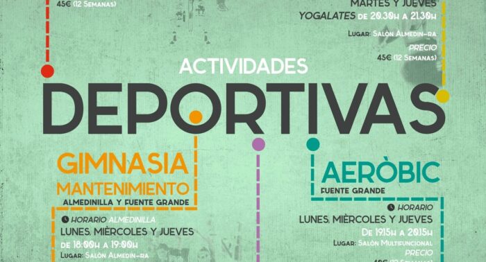 Comienzan las actividades deportivas