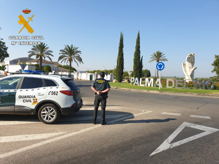 La Guardia Civil detiene a una persona en Palma del Río como presunto autor de un robo con fuerza en un inmueble de la localidad
