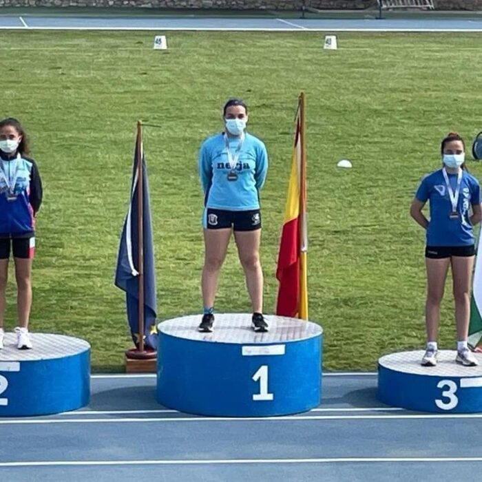Victoria Jaén Trujillo, medalla de bronce en lanzamiento de jabalina