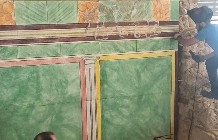 El gran puzzle que permitió reconstruir los espectaculares murales de la villa romana de El Ruedo de Almedinilla