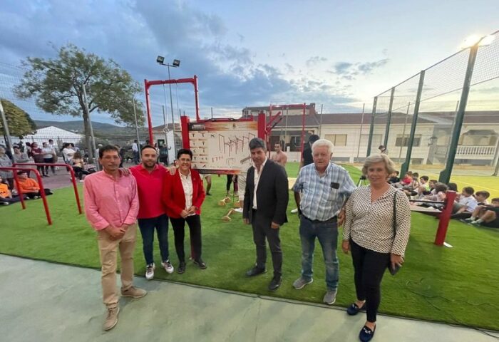 Inauguración de un Parque de Calistenia en el Polideportivo Municipal del Fuente-Tójar