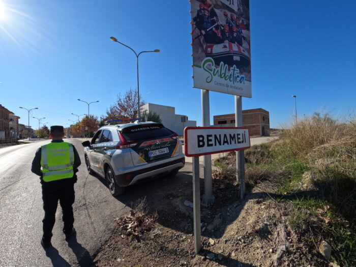 La Guardia Civil detiene en Benamejí a una persona como presunta autora de un delito de falsificación de documento