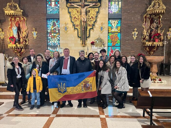 El acto solidario de la Parroquia de San Juan Bautista con Ucrania, ya está dando sus frutos
