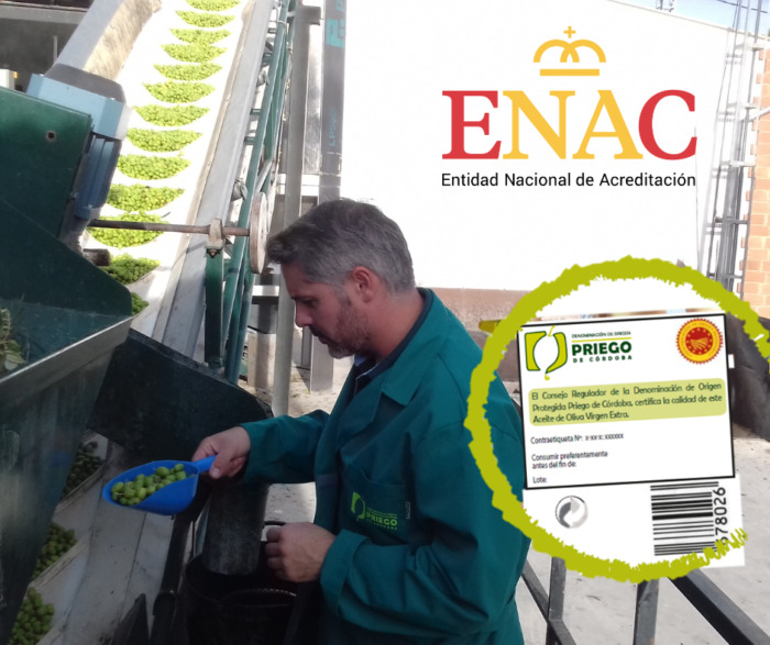 La DOP Priego de Córdoba obtiene la prestigiosa acreditación de ENAC