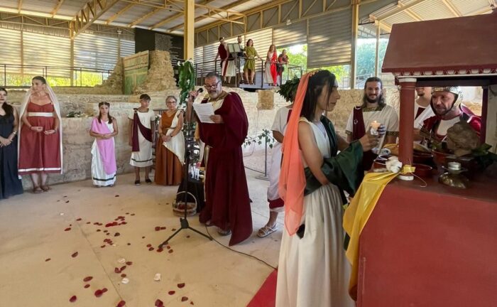 Una boda y un banquete romano han sido los prolegómenos de las Jornadas FESTUM 2023