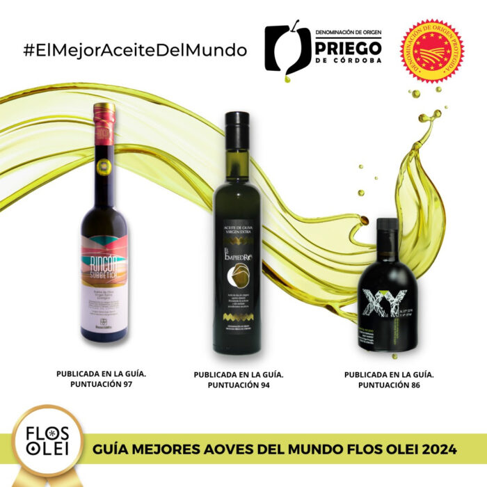 La Guía Internacional Flos Olei reconoce la calidad de 3 marcas con A DOP Córdoba