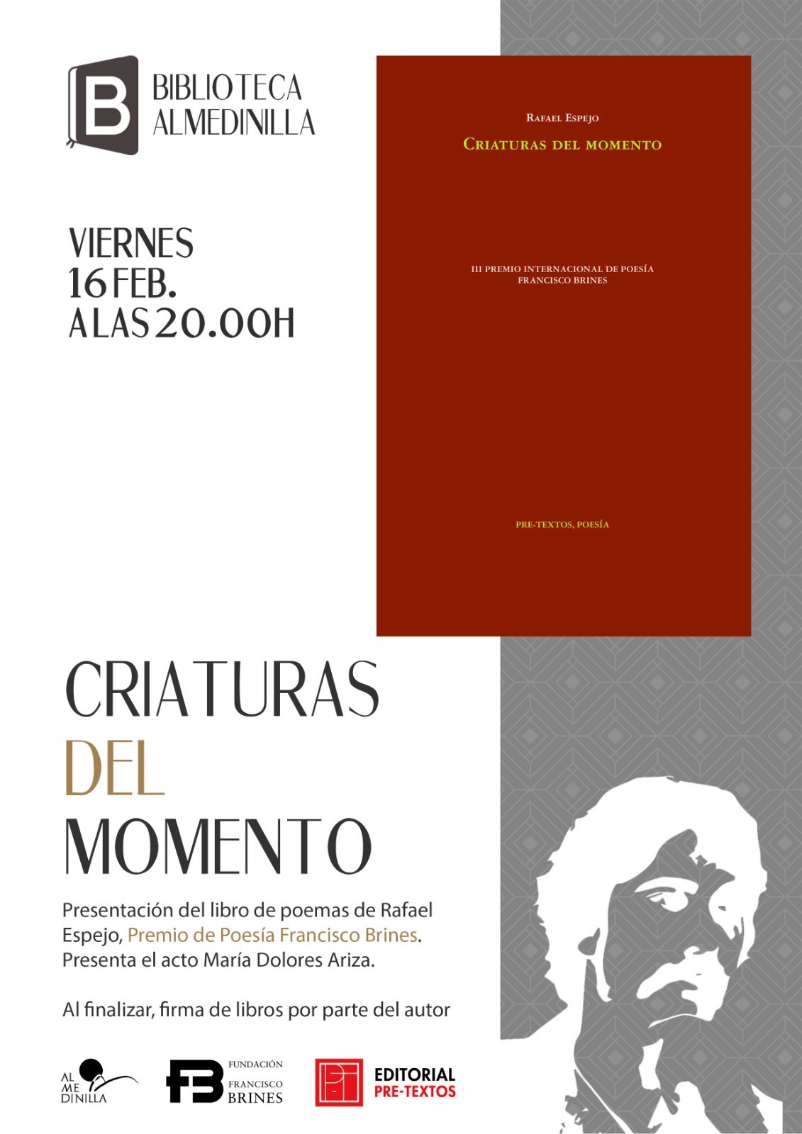 Presentación del libro de poemas de Rafael Espejo